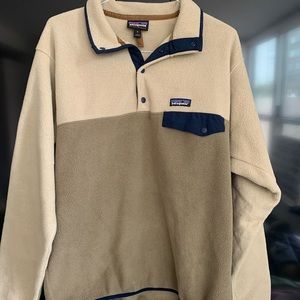 Patagonia Synchilla 2 tone beige pull over